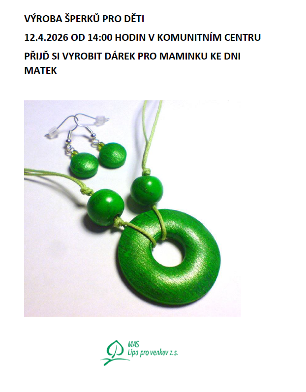 Výroba šperků - děti